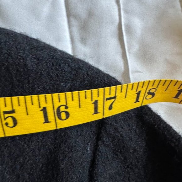 Hearts of Palm Womans Large Black Wool Cardigan - Picture 4 of 6